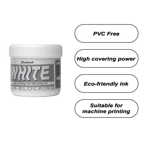 White PVC Free NB Screen Printing Ink
