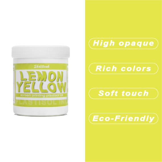Deep Lemon Yellow Screen Printing Ink Plastisol