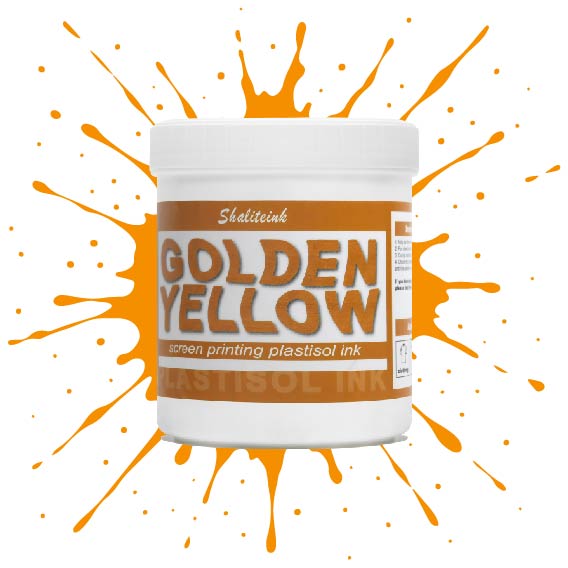 Golden Yellow Screen Printing Ink Plastisol