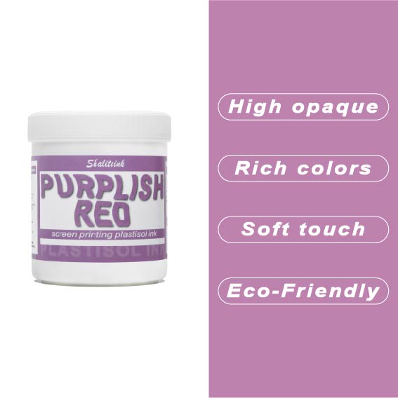 Purplish Red Screen Printing Ink Plastisol