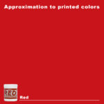 Deep Red Screen Printing Plastisol Ink