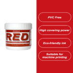 Red PVC Free NB Screen Printing Ink