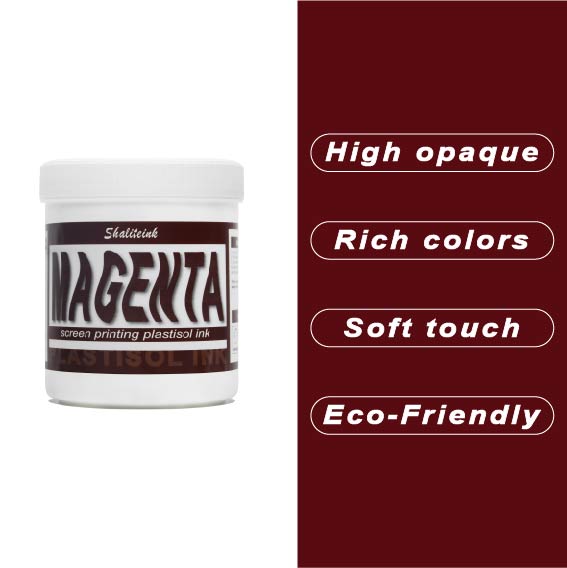 Magenta Screen Printing Ink Plastisol