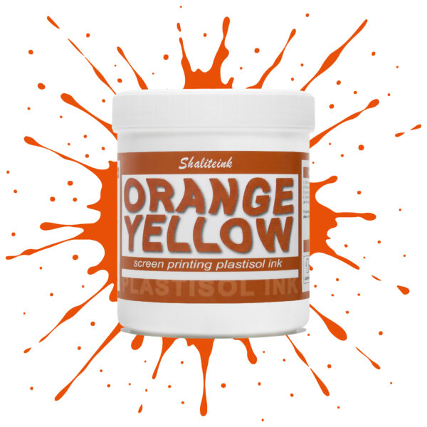 Orange Yellow Screen Printing Plastisol Ink