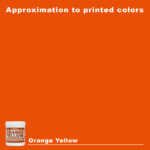 Orange Yellow Screen Printing Plastisol Ink