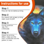 Orange Yellow Screen Printing Plastisol Ink