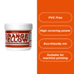 Orange Yellow PVC Free NB Screen Printing Ink