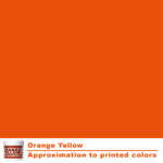Orange Yellow PVC Free NB Screen Printing Ink