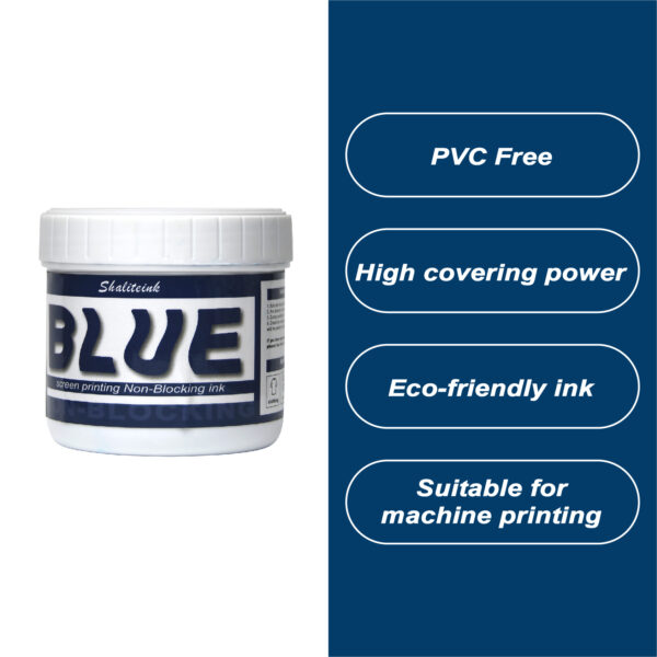Blue PVC Free NB Screen Printing Ink