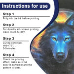 Deep Blue Screen Printing Plastisol Ink