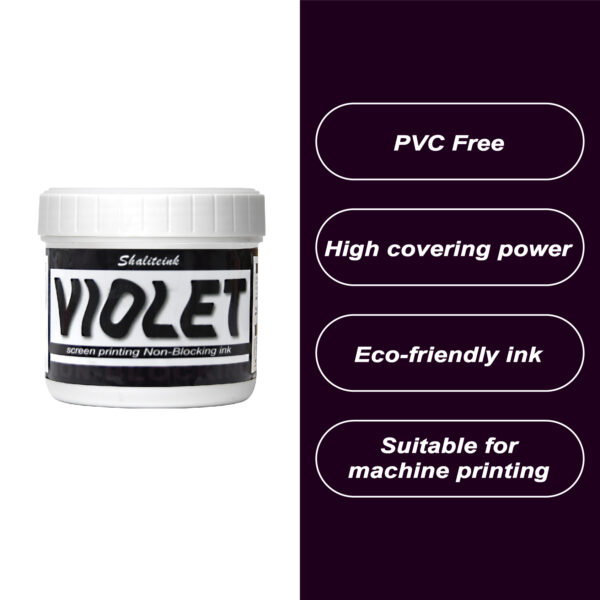 Violet PVC Free NB Screen Printing Ink