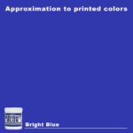 Bright Blue Screen Printing Plastisol Ink