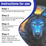 Bright Blue Screen Printing Plastisol Ink