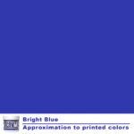Bright Blue PVC Free NB Screen Printing Ink