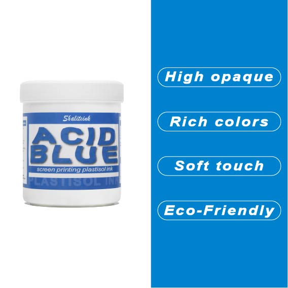 Acid Blue Screen Printing Ink Plastisol