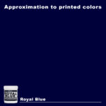 Royal Blue Screen Printing Plastisol Ink