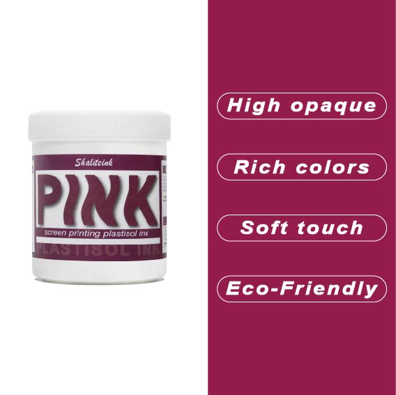 Pink Screen Printing Ink Plastisol