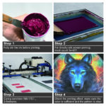 Pink PVC Free NB Screen Printing Ink