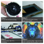 Black PVC Free NB Screen Printing Ink