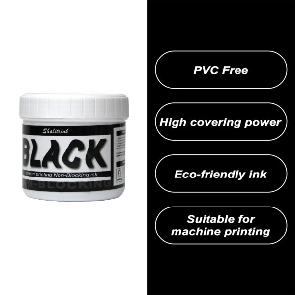 Black PVC Free NB Screen Printing Ink