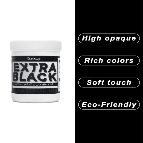 Extra Black Screen Printing Ink Plastisol