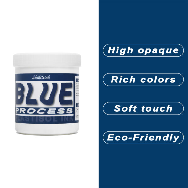Process Blue Screen Printing Plastisol Ink