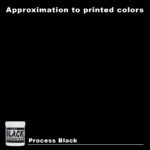 Process Black Screen Printing Plastisol Ink