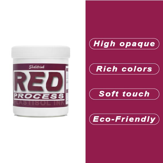 Process Red Screen Printing Ink Plastisol