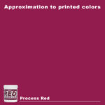 Process Red Screen Printing Plastisol Ink