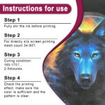 Process Red Screen Printing Plastisol Ink