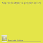 Process Yellow Screen Printing Plastisol Ink