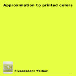 Fluorescent Yellow Screen Printing Plastisol Ink