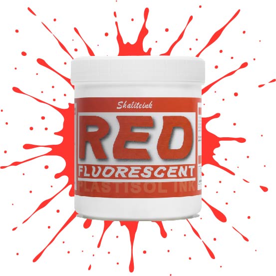 Fluorescent Red Screen Printing Ink Plastisol