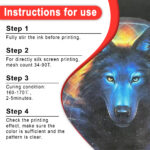 Fluorescent Red Screen Printing Plastisol Ink