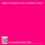 Fluorescent Rose Red Screen Printing Plastisol Ink