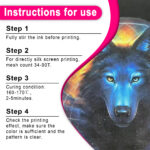 Fluorescent Rose Red Screen Printing Plastisol Ink