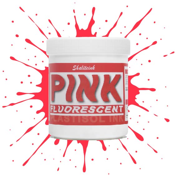 Fluorescent Red Pink Screen Printing Ink Plastisol