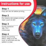 Fluorescent Red Pink Screen Printing Plastisol Ink