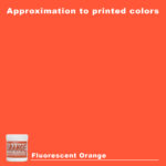 Fluorescent Orange Screen Printing Plastisol Ink