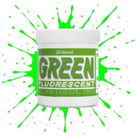 Fluorescent Green Screen Printing Ink Plastisol