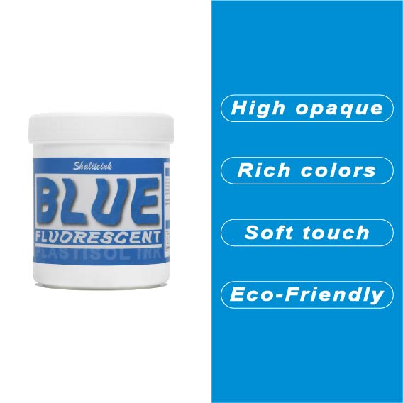 Fluorescent Blue Screen Printing Ink Plastisol
