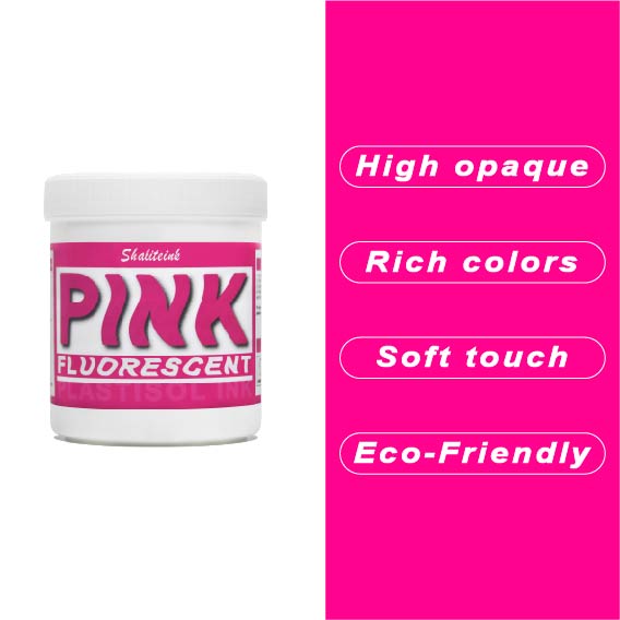 Fluorescent Pink Screen Printing Ink Plastisol