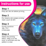 Fluorescent Pink Screen Printing Plastisol Ink