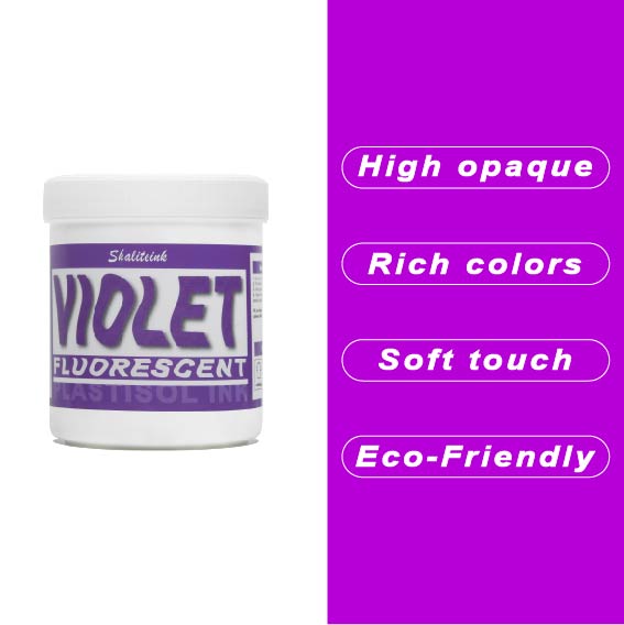 Fluorescent Violet Screen Printing Ink Plastisol