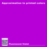 Fluorescent Violet Screen Printing Plastisol Ink