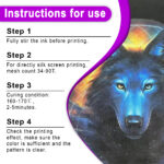 Fluorescent Violet Screen Printing Plastisol Ink