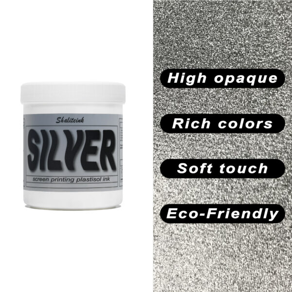 Silver Screen Printing Ink Plastisol