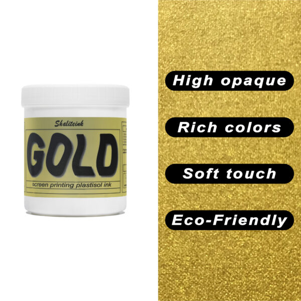 Gold Screen Printing Ink Plastisol