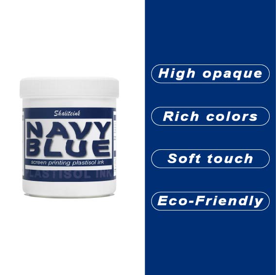 Navy Blue Screen Printing Ink Plastisol