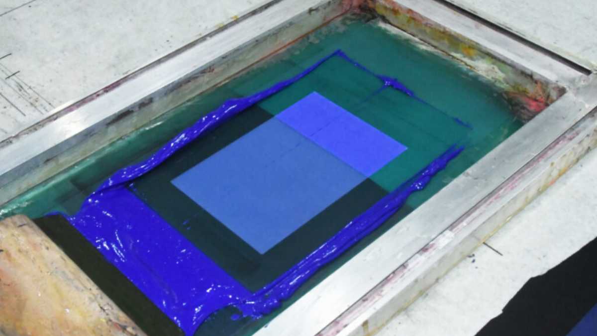 Acid Blue Screen Printing Plastisol Ink